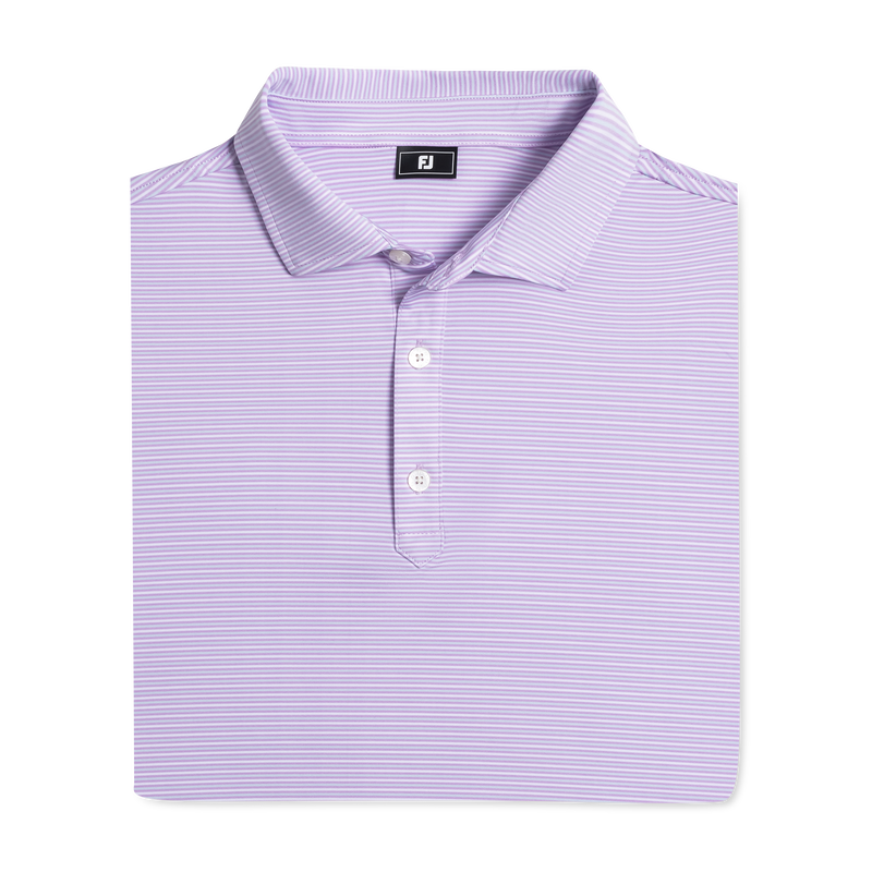 Smooth Stripe Lisle - Orchid / Ice Water / White
