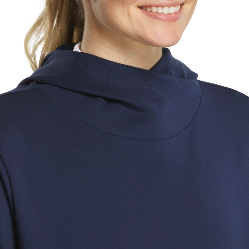 Cowl Hoodie Women - Navy