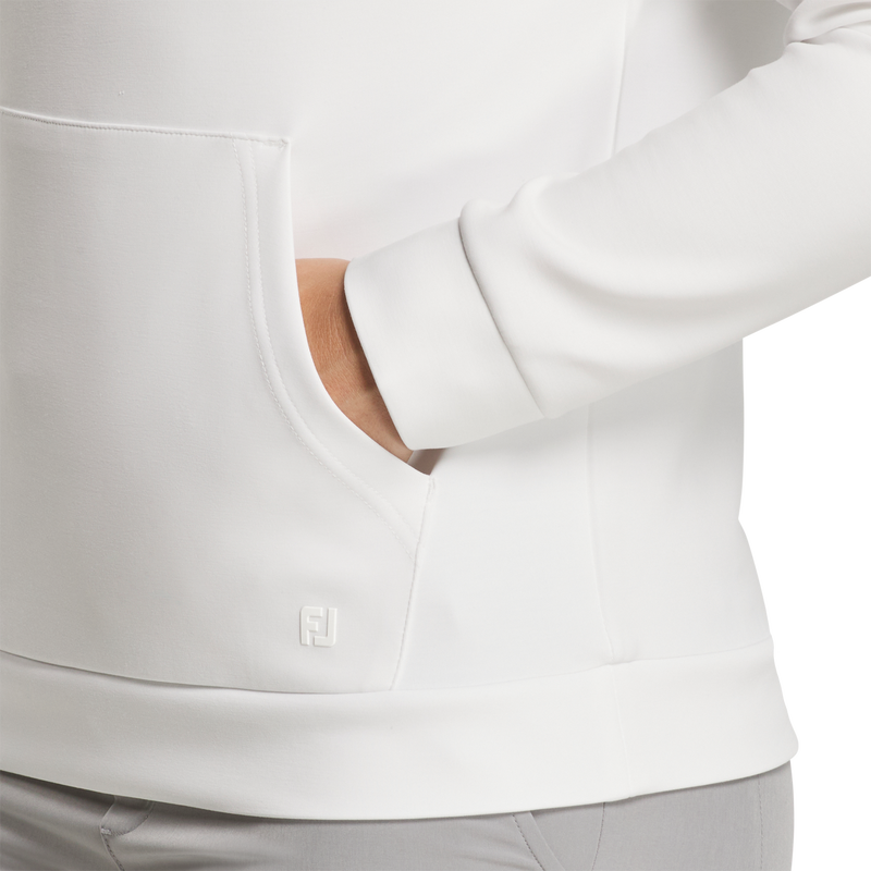 Cowl Hoodie Women - White
