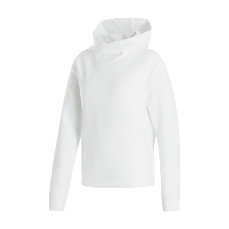 Cowl Hoodie Women - White
