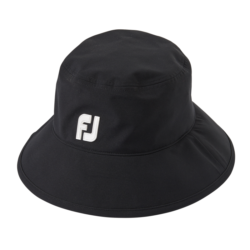 DryJoys Tour Golf Bucket Rain Hat - Black