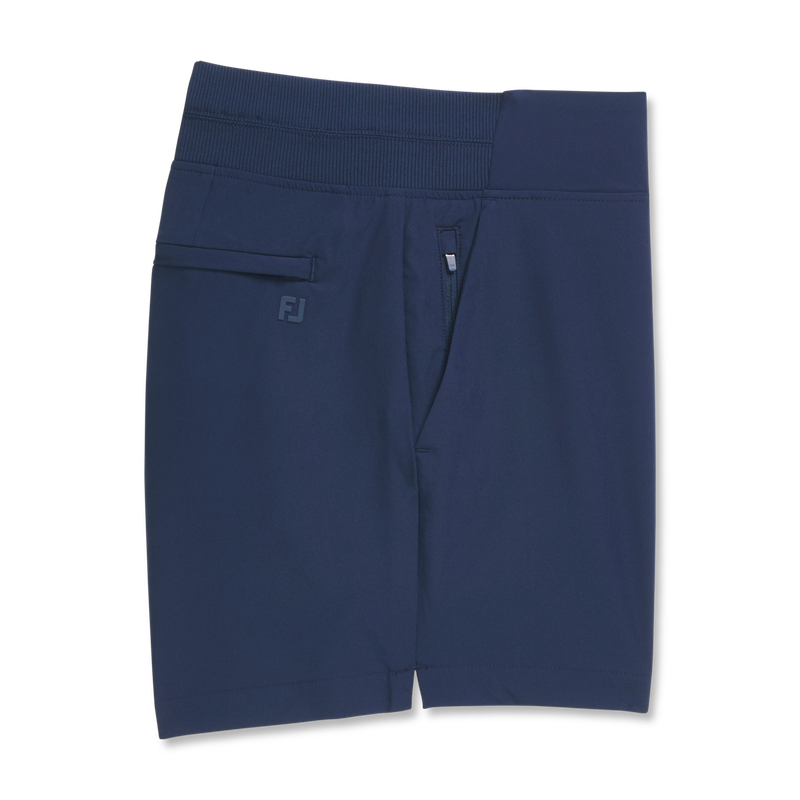 Pull-On Stretch Woven Short Women - Navy