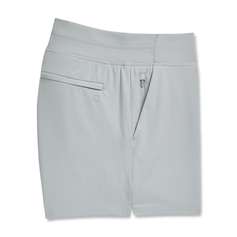 Pull-On Stretch Woven Short Women - Grey