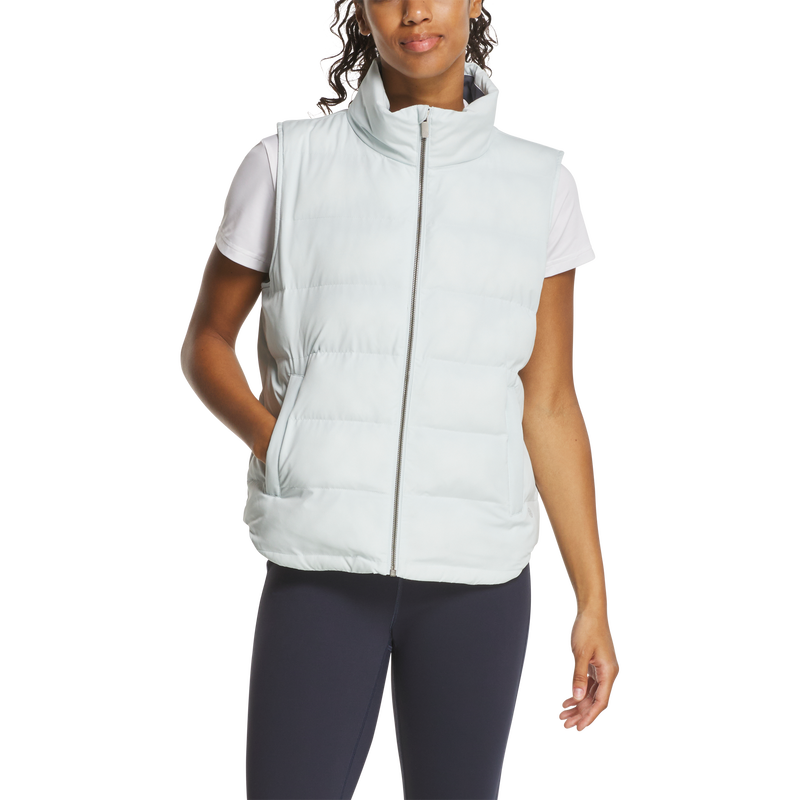 ThermoSeries Insulated Vest Women - Ice Blue / Charcoal