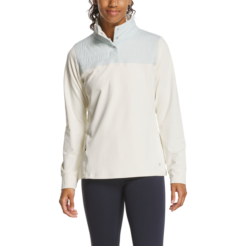 ThermoSeries OTH Mid-Layer Women - Off White / Ice Blue