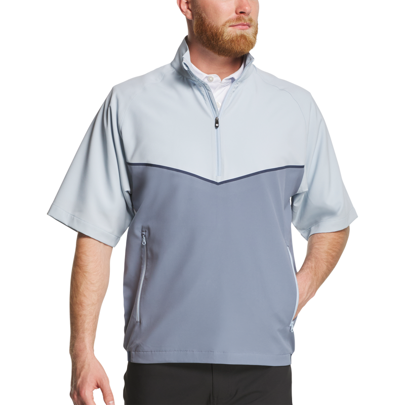 Zephyr Short Sleeve Windshirt - Niagra / Flint
