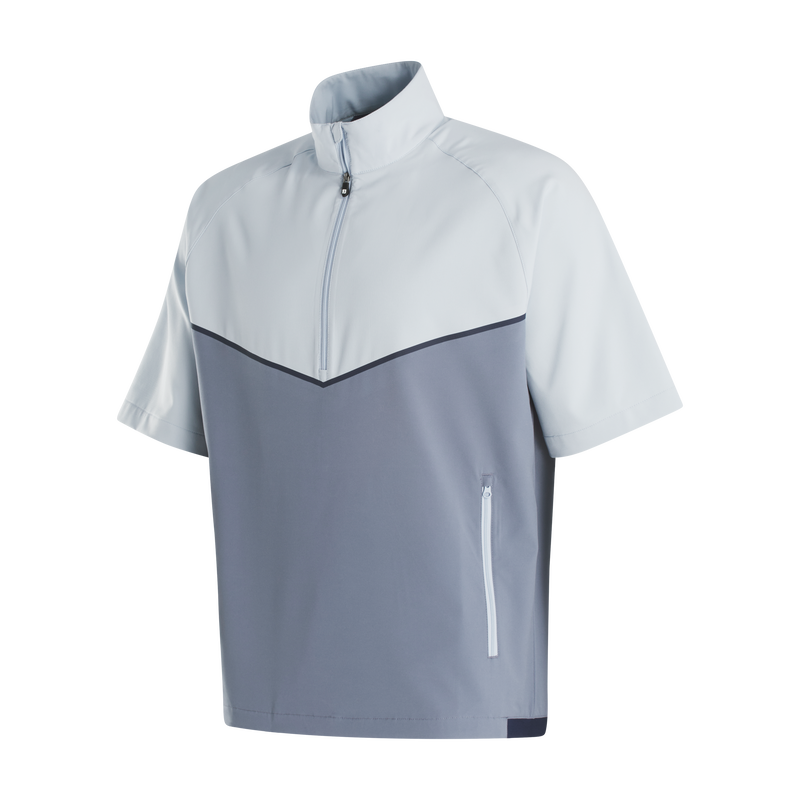 Zephyr Short Sleeve Windshirt - Niagra / Flint