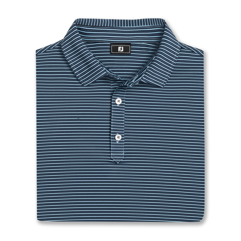 Smooth Stripe Lisle - Navy / Tonal Navy / Light Blue