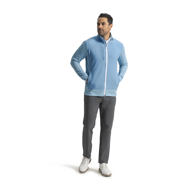 TempoSeries Hybrid Full-Zip Jacket - Blue Reef