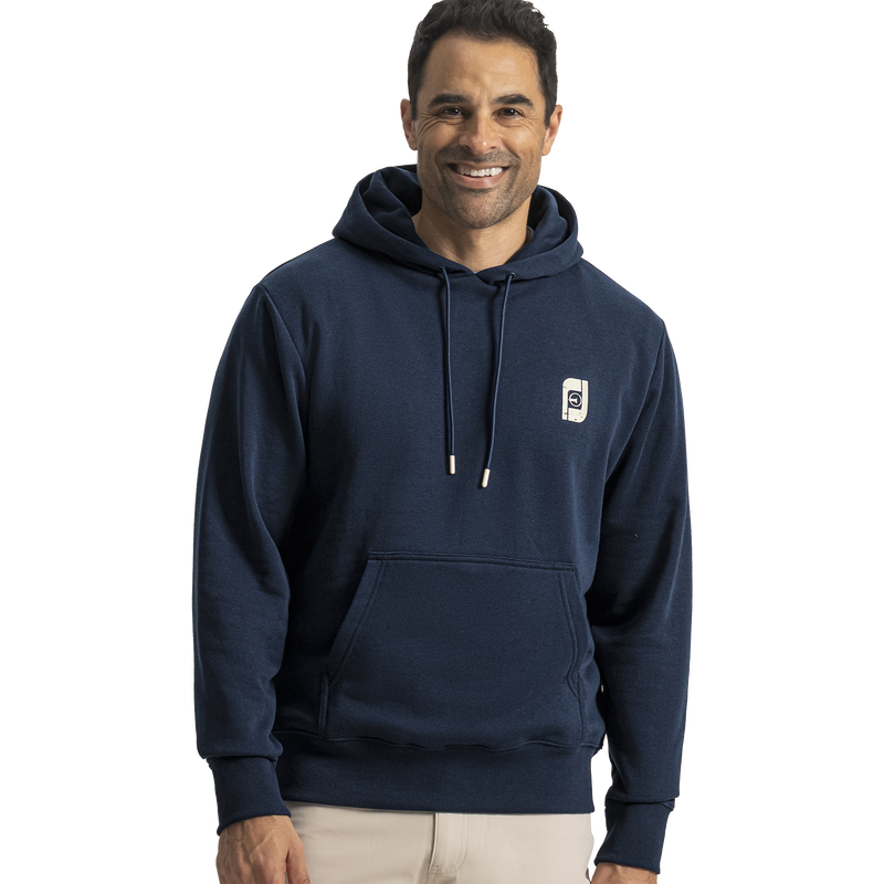 Heritage Golf Motif Hoodie - Navy