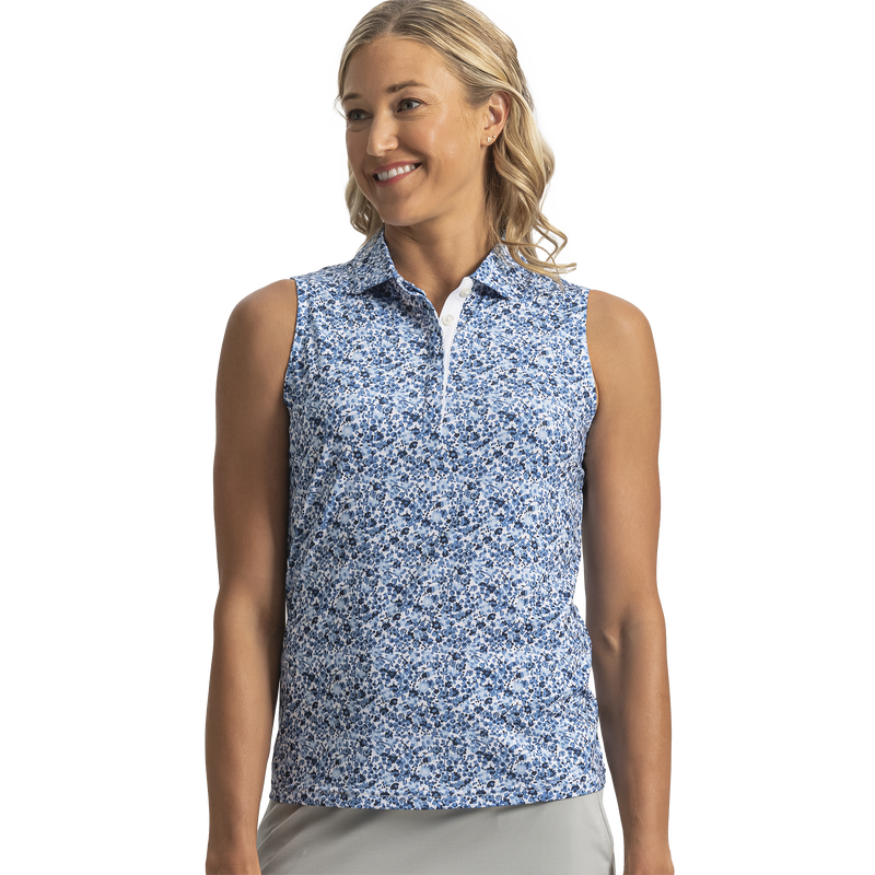 Sleeveless Lisle Women - Navy Floral
