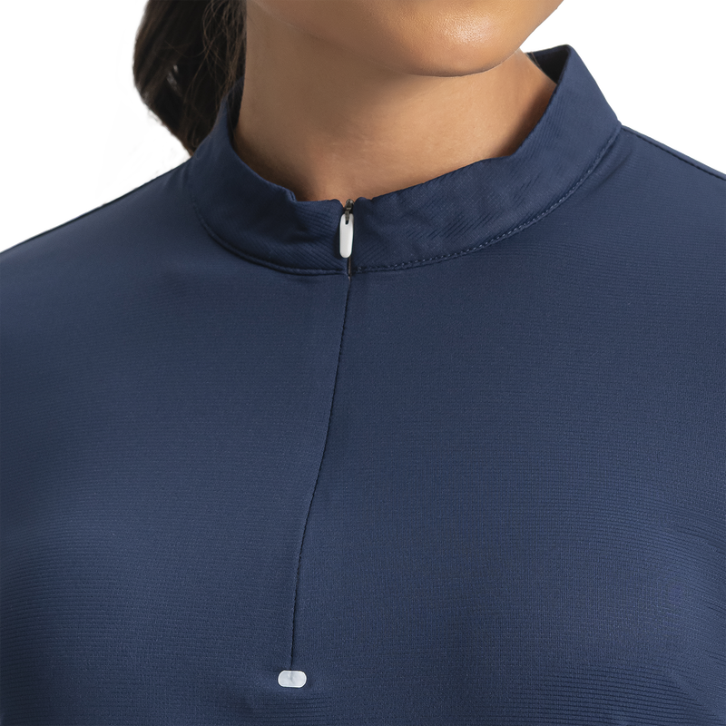 TempoSeries Quarter-Zip Sun Protection Women - Navy