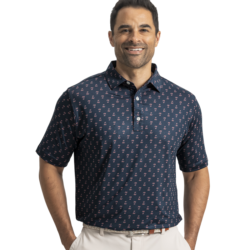 Island Ace Lisle - Navy / Nantucket Red