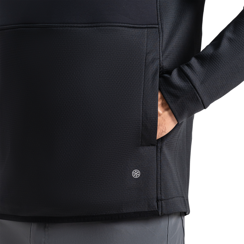 ThermoSeries Insulated Hybrid Pullover - Black