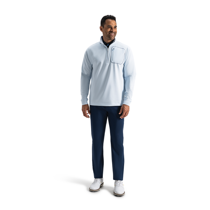 ThermoSeries Textured Half-Zip Pullover - Mist