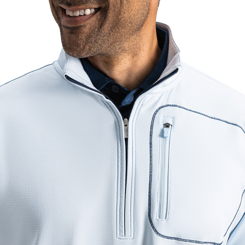 ThermoSeries Textured Half-Zip Pullover - Mist