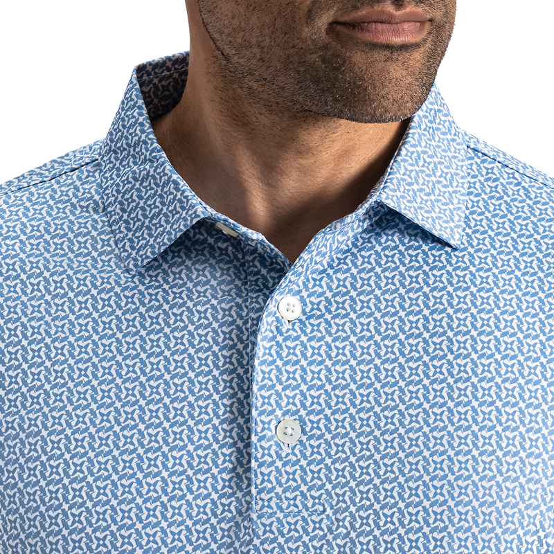 Club Cube Lisle - White / Riviera Blue