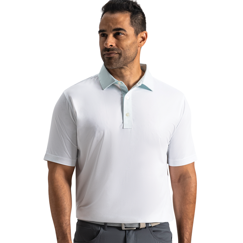 Tailor Texture Lisle - White / Mint Julep