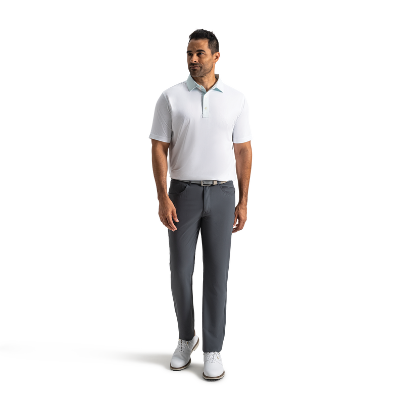 Tailor Texture Lisle - White / Mint Julep