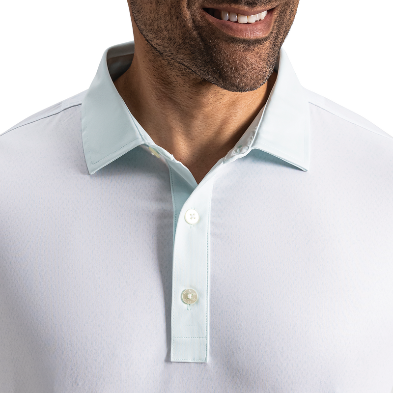 Tailor Texture Lisle - White / Mint Julep