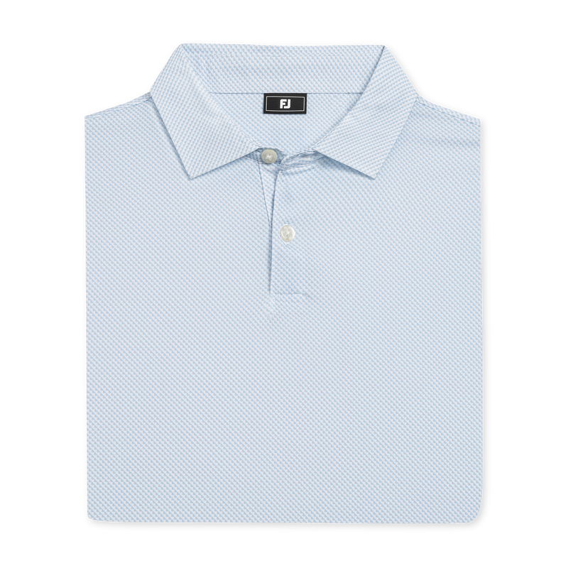 Pixel Geo Lisle - White / Blue Breeze