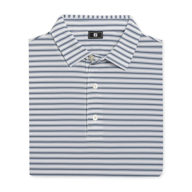 Level Stripe Lisle - White / Windward Blue / Navy