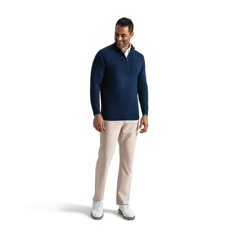 Half-Zip Sweater (Men's) - Navy / Blue