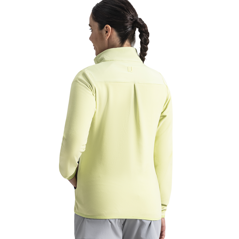 Micro Fleece Quarter-Zip Women - Soft Lime
