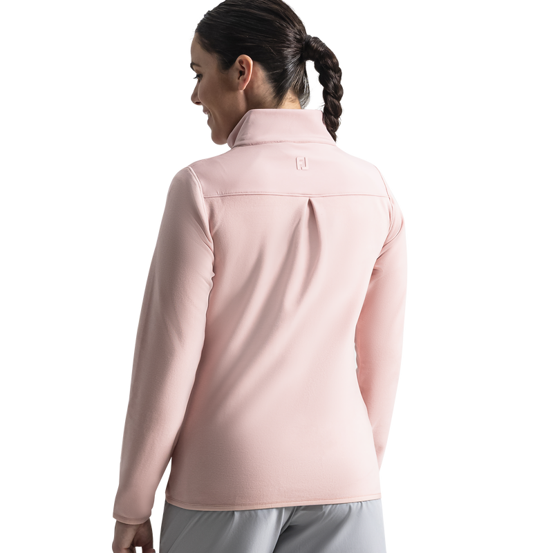 Micro Fleece Quarter-Zip Women - Chalk Pink