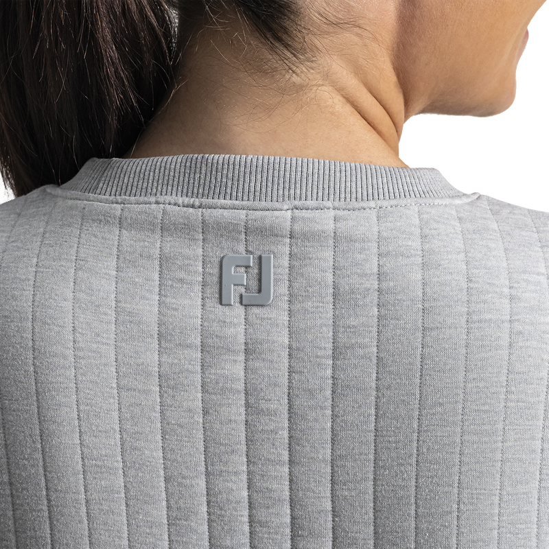 Snap Side Crew Women - Heather Grey