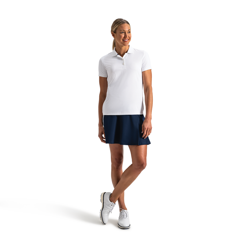Rib Polo Women - White