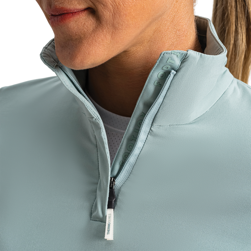 ThermoSeries Quarter-Zip Women - Eucalyptus