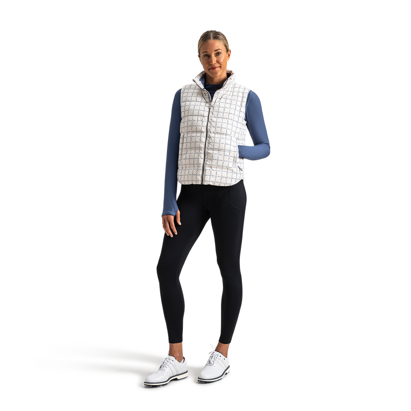 ThermoSeries Insulated Vest Women - Off White