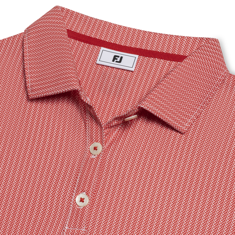 Tee Time Lisle Junior Girl - White / Crimson