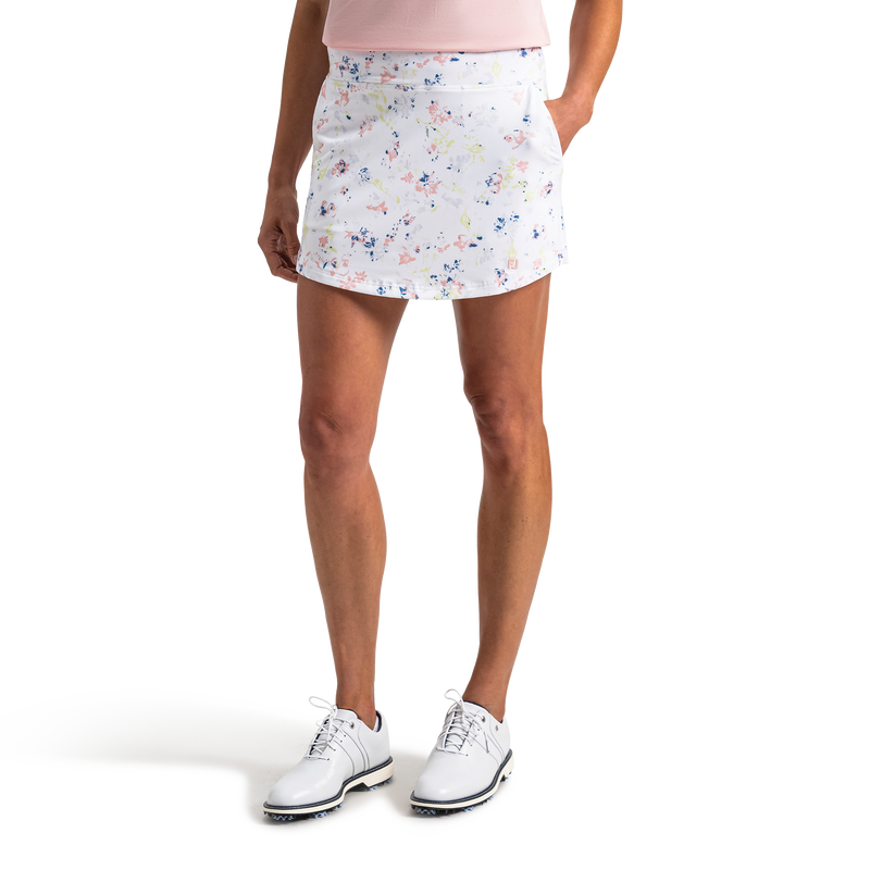 Aerial Fashion Skort Women - Chalk Pink Floral Print