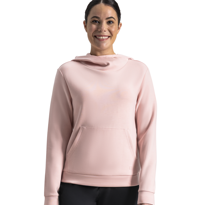 Cowl Hoodie Women - Chalk Pink