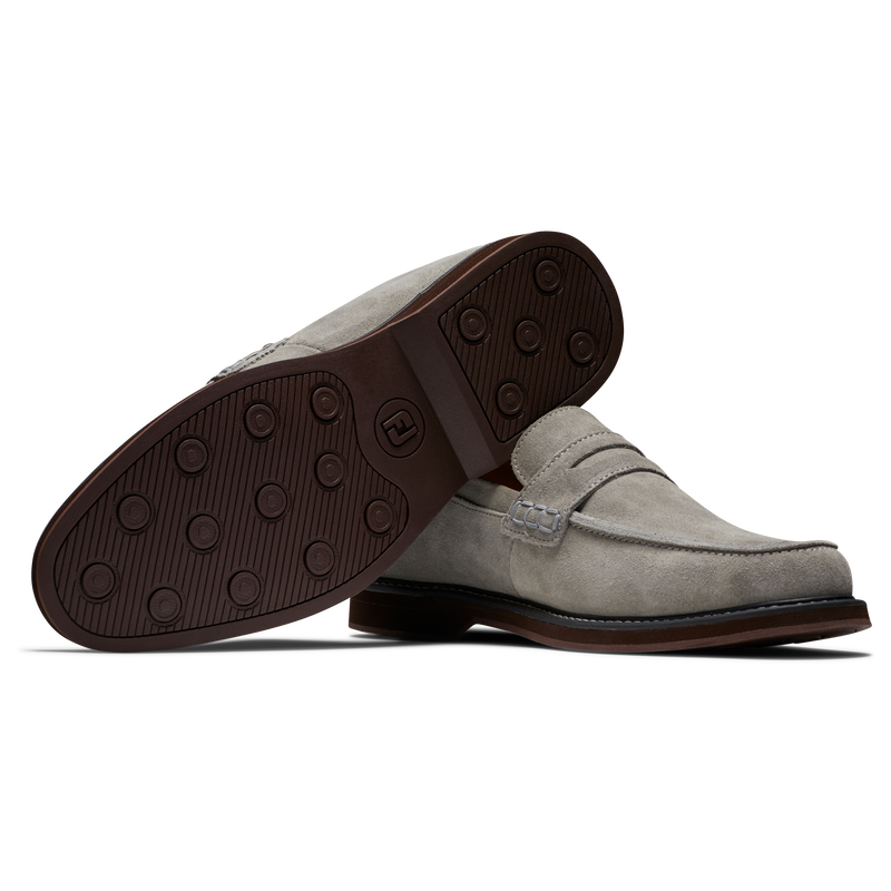 Suede Loafer - Grey