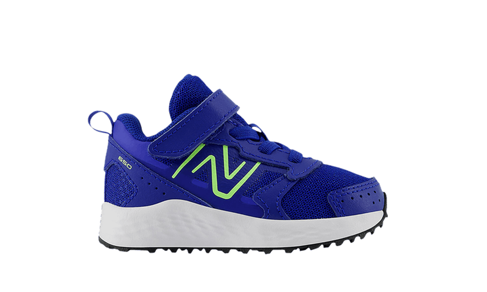 Fresh Foam 650 Bungee Lace Top Strap Toddler Wide 'Team Royal Bleached Lime Glow'