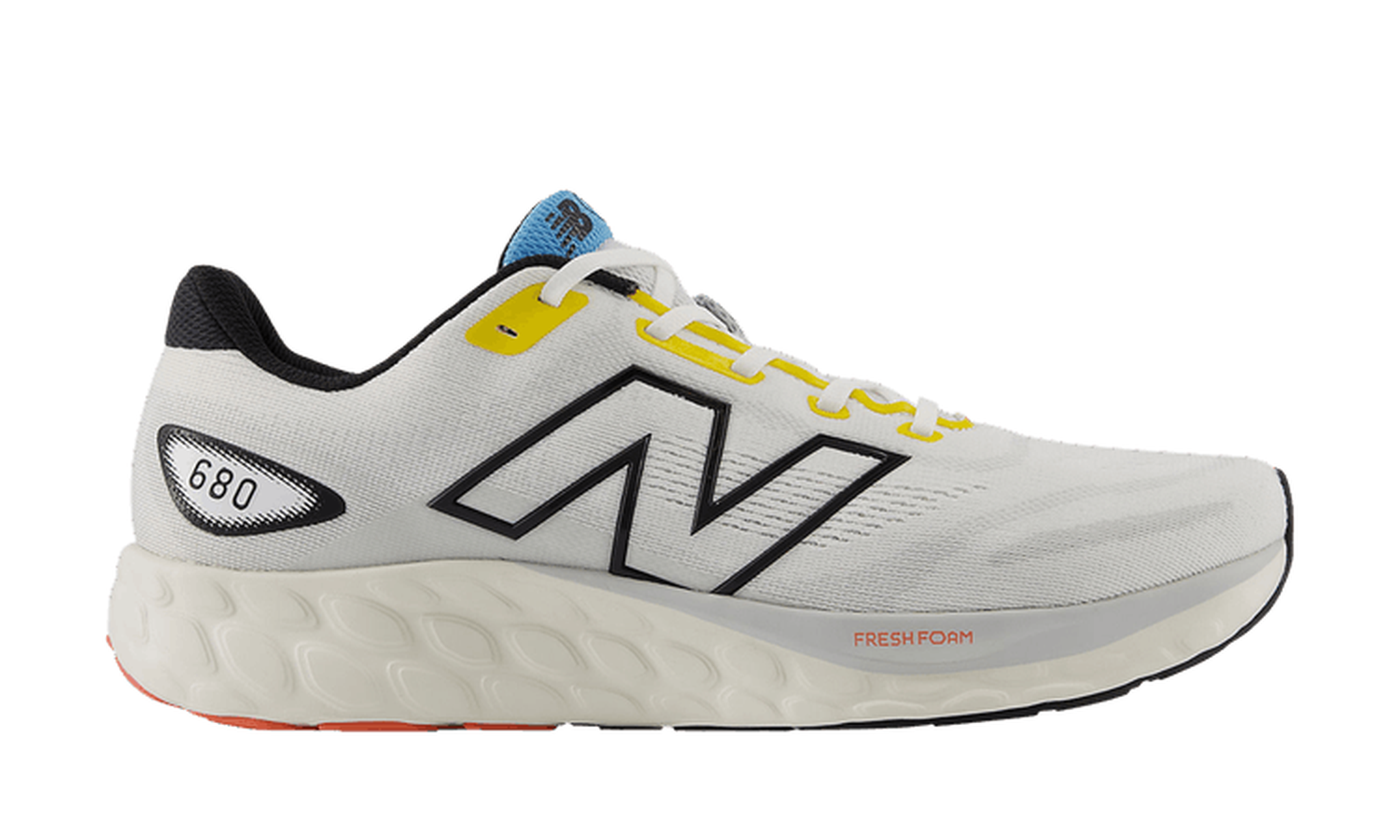 Fresh Foam 680v8 2E Wide 'White Ginger Lemon'