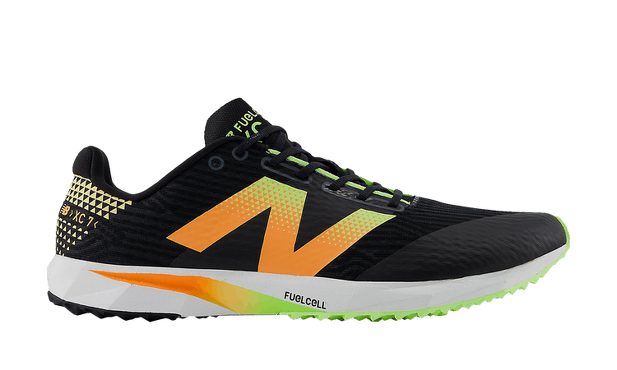 FuelCell XC7 v5 'Black Bleached Lime Glow'