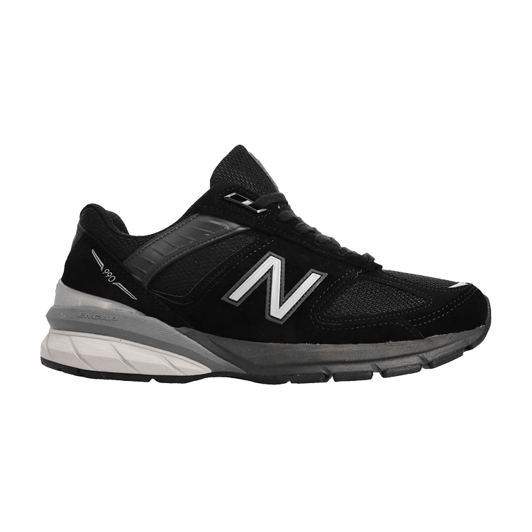 Wmns 990v5 Made In USA Wide 'Black Grey'