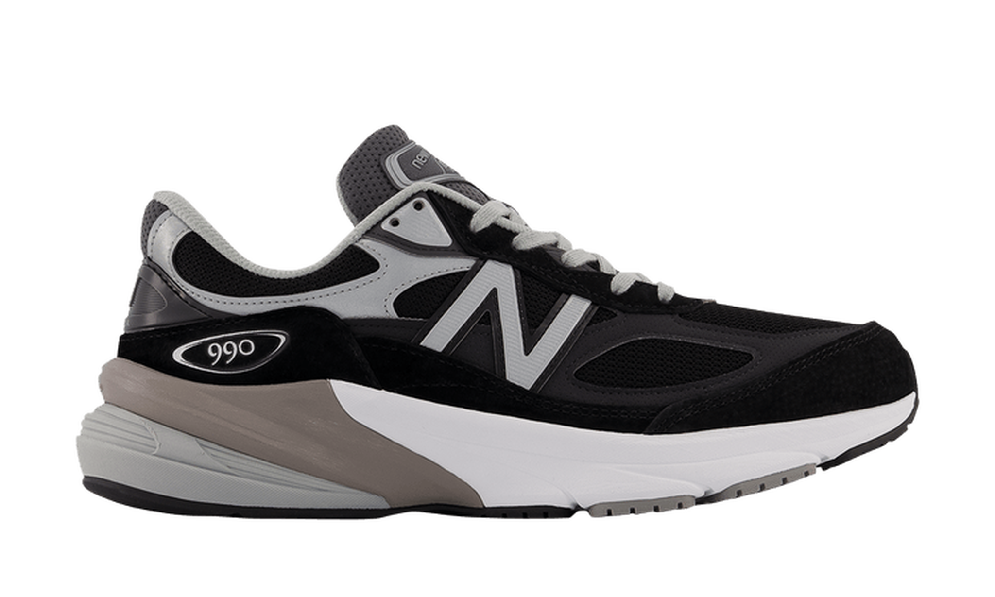 Wmns 990v6 Made in USA 2E Wide 'Black Silver'