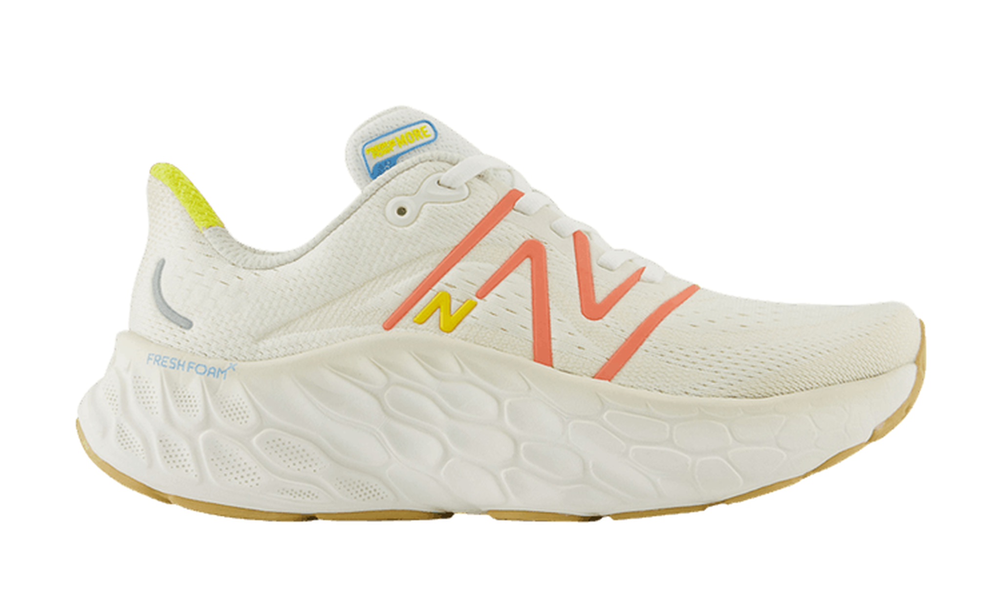 Wmns Fresh Foam X More v4 'Sea Salt Gulf Red'