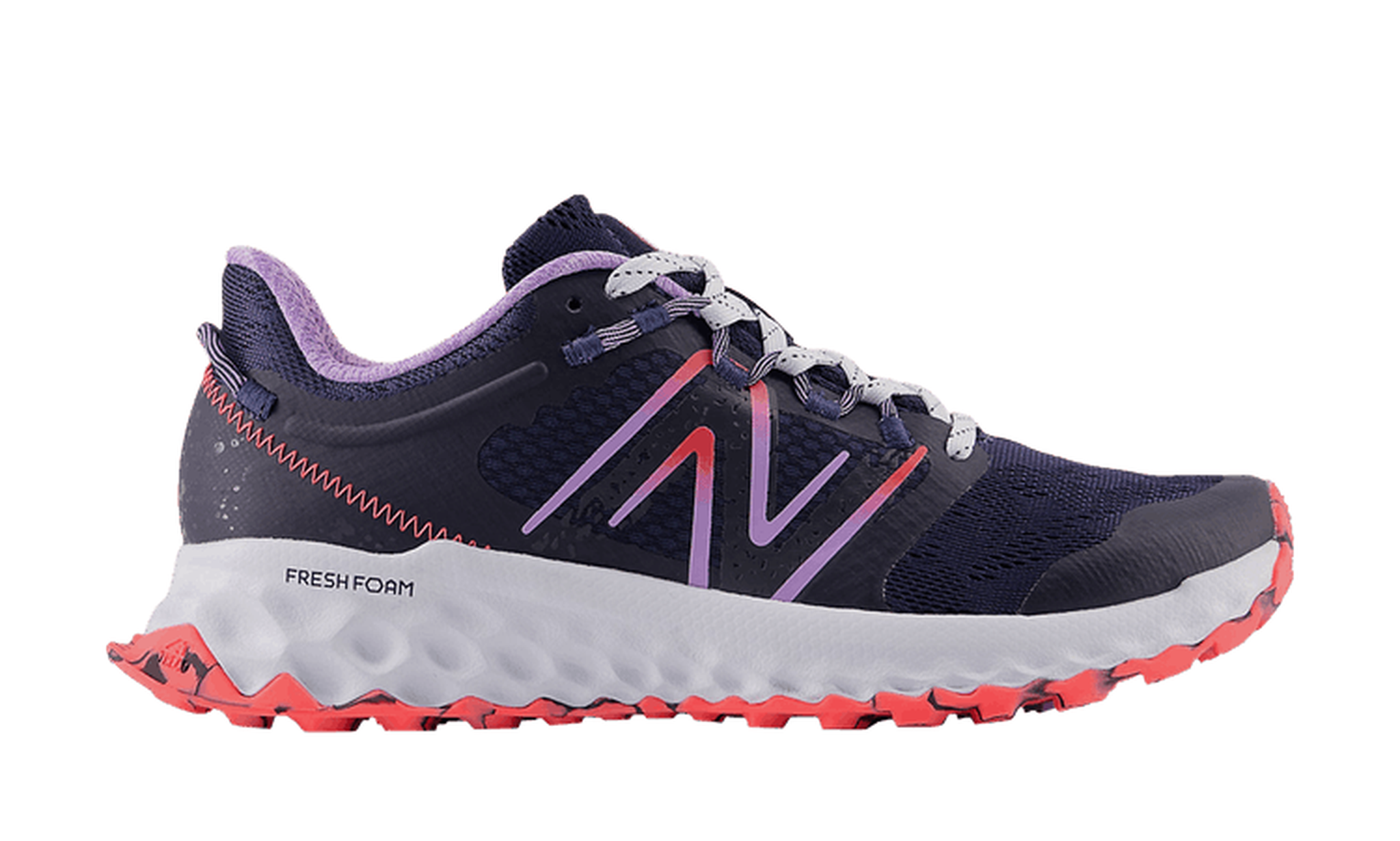 Wmns Fresh Foam Garoe 'Natural Indigo Electric Red'