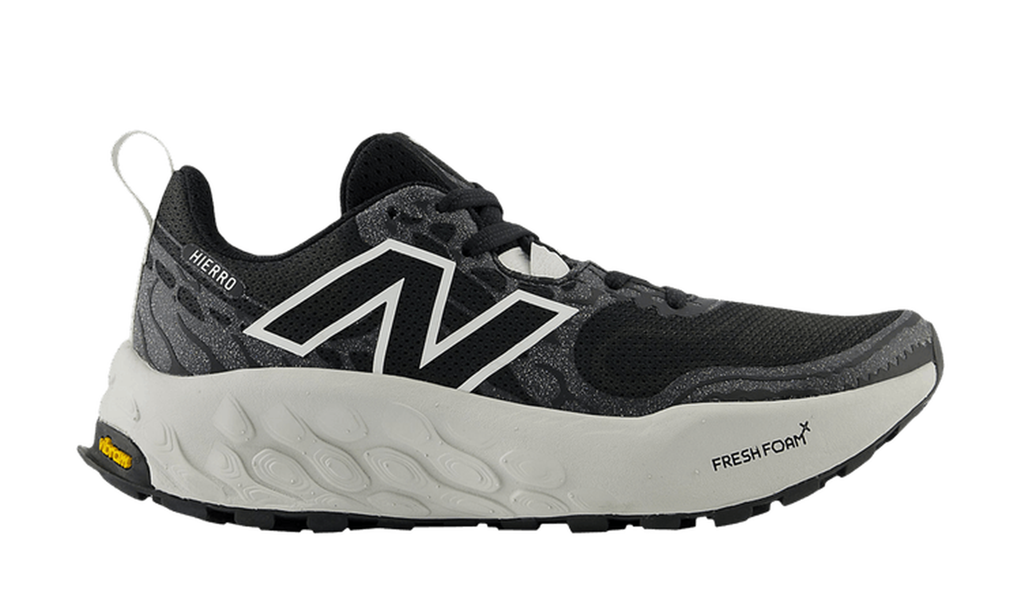 Wmns Fresh Foam X Hierro v8 2E Wide 'Black Grey Matter'