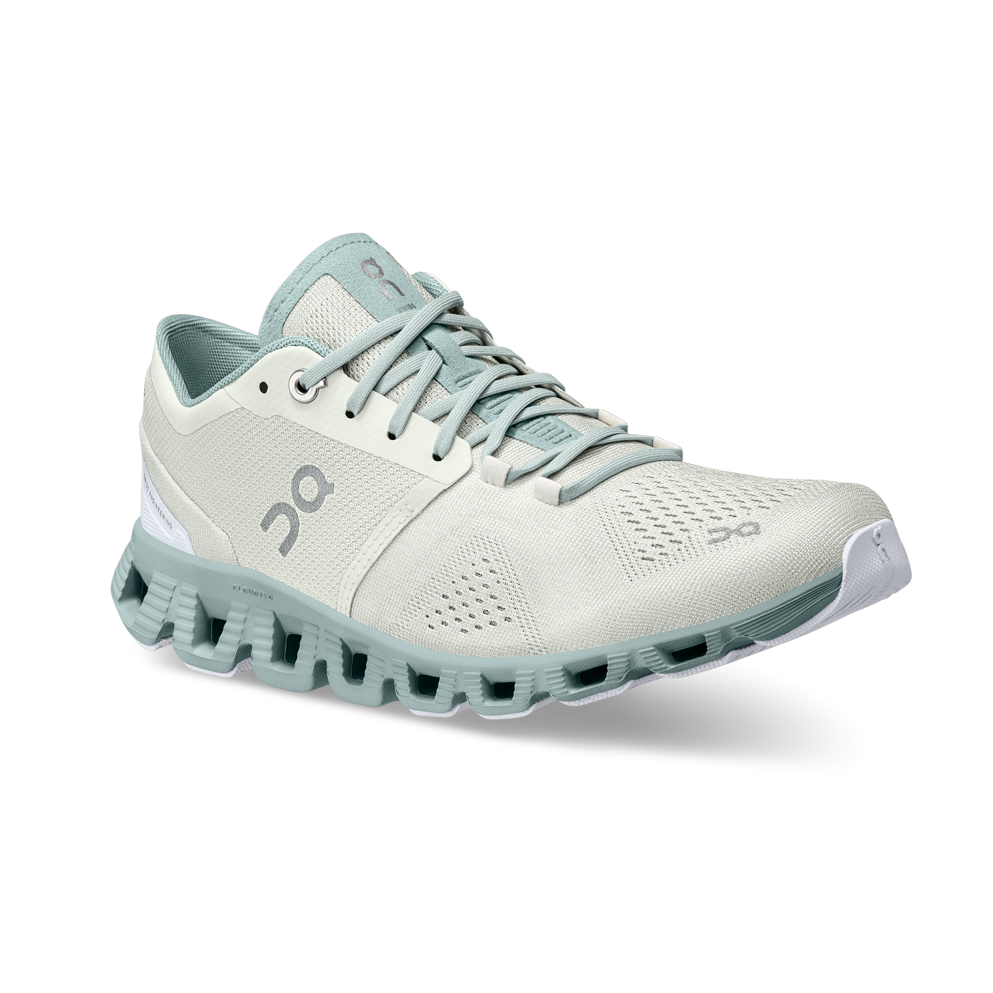 ON Wmns Cloud X Shift 'White Teal'