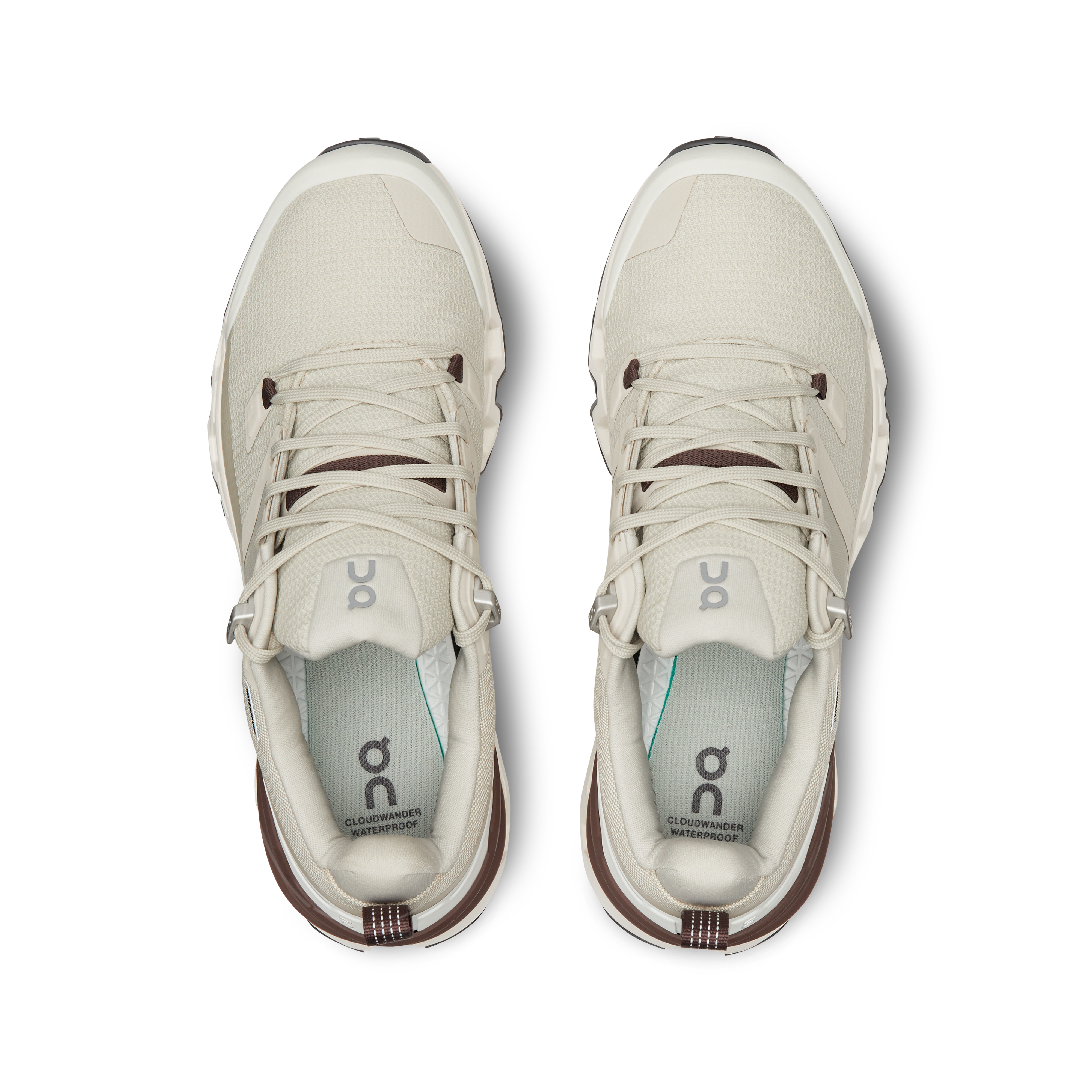 ON Wmns Cloudwander Waterproof 'Sand Ivory'