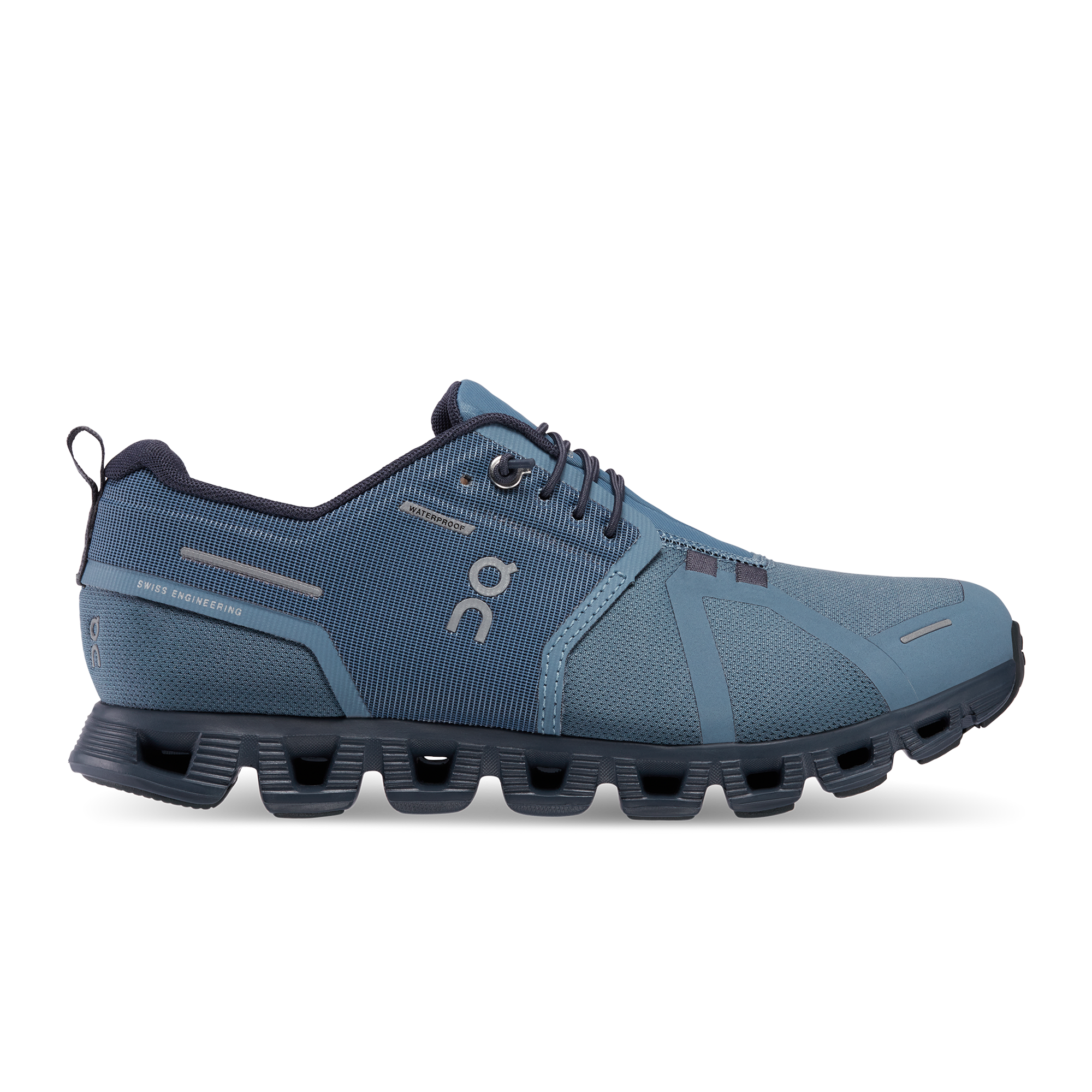 ON Wmns Cloud 5 Waterproof 'Metal Navy'