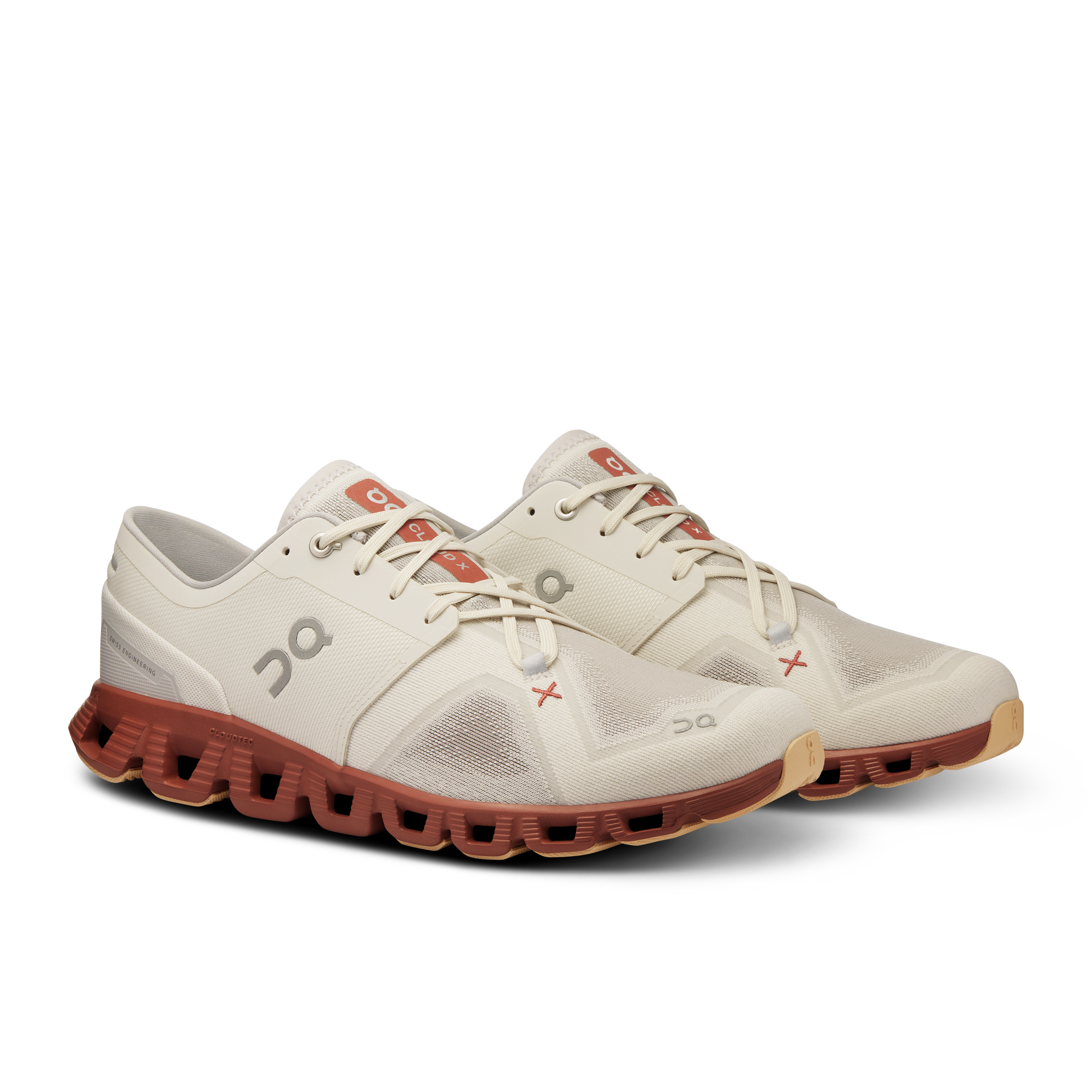 On Running Cloud X 3 Ice Auburn