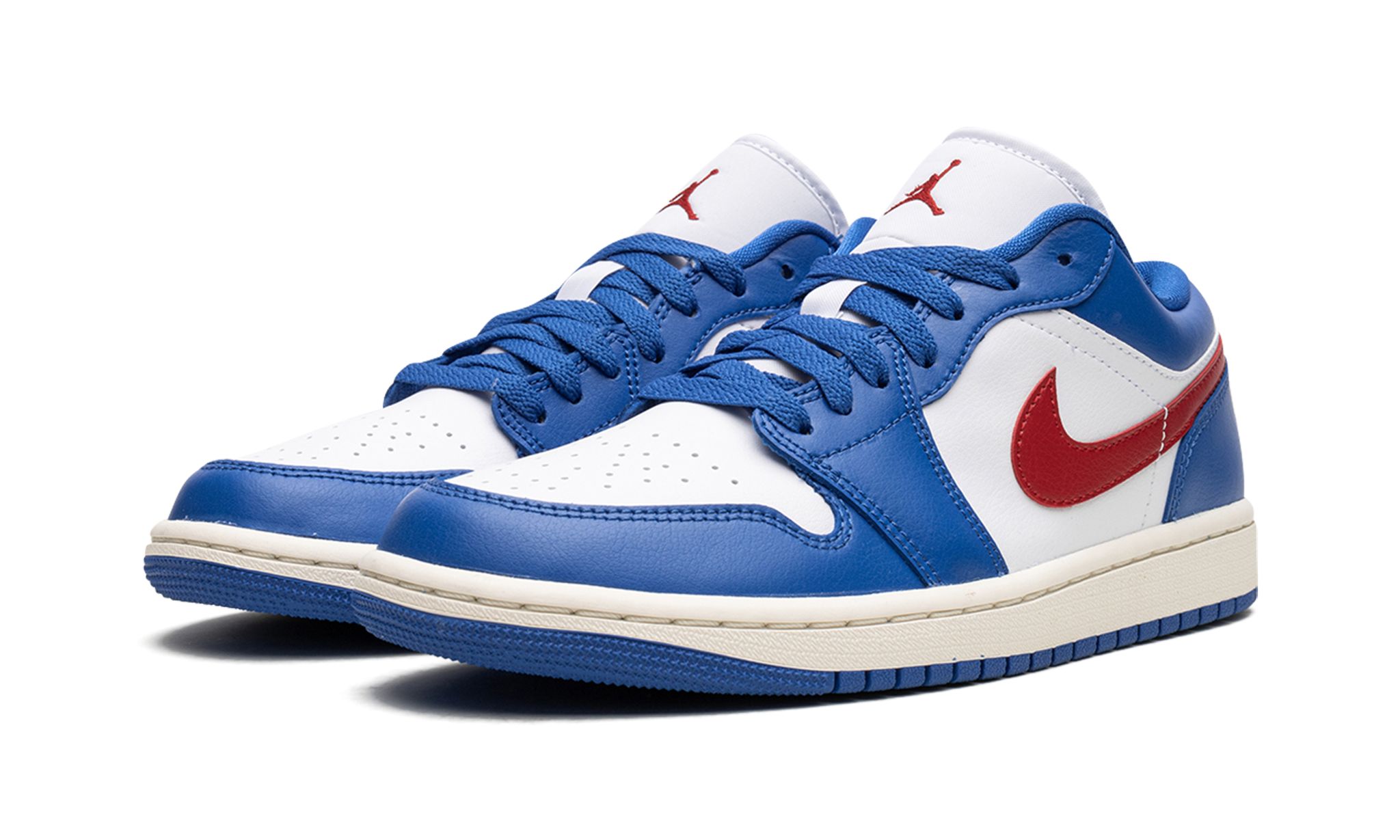 Wmns Air Jordan 1 Low 'Sport Blue Gym Red'